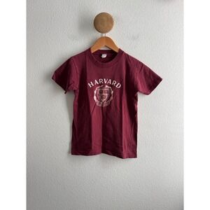 Vintage Champion Harvard University Tshirt Kids Size Medium 10-12 Made in USA